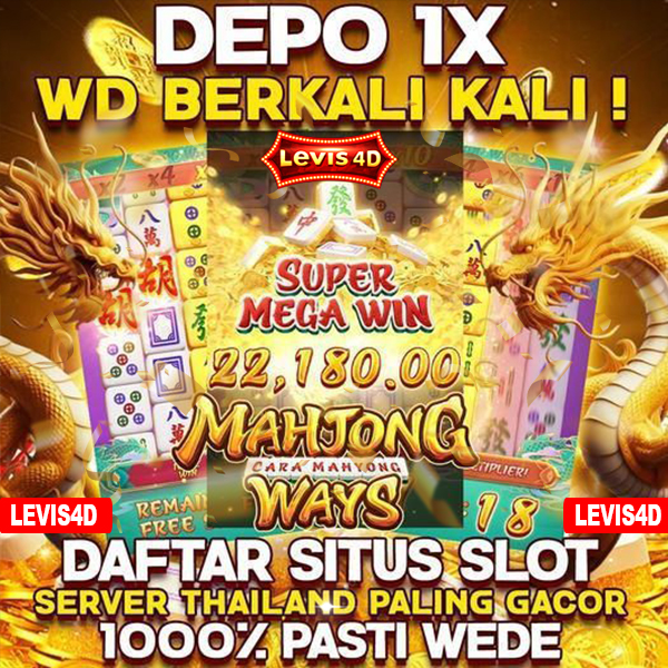 LEVIS4D $ Link Daftar Slot Gacor Hari Ini Terpercaya Gampang Menang Levis4D Login